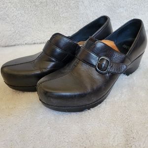 Black Dansko clogs